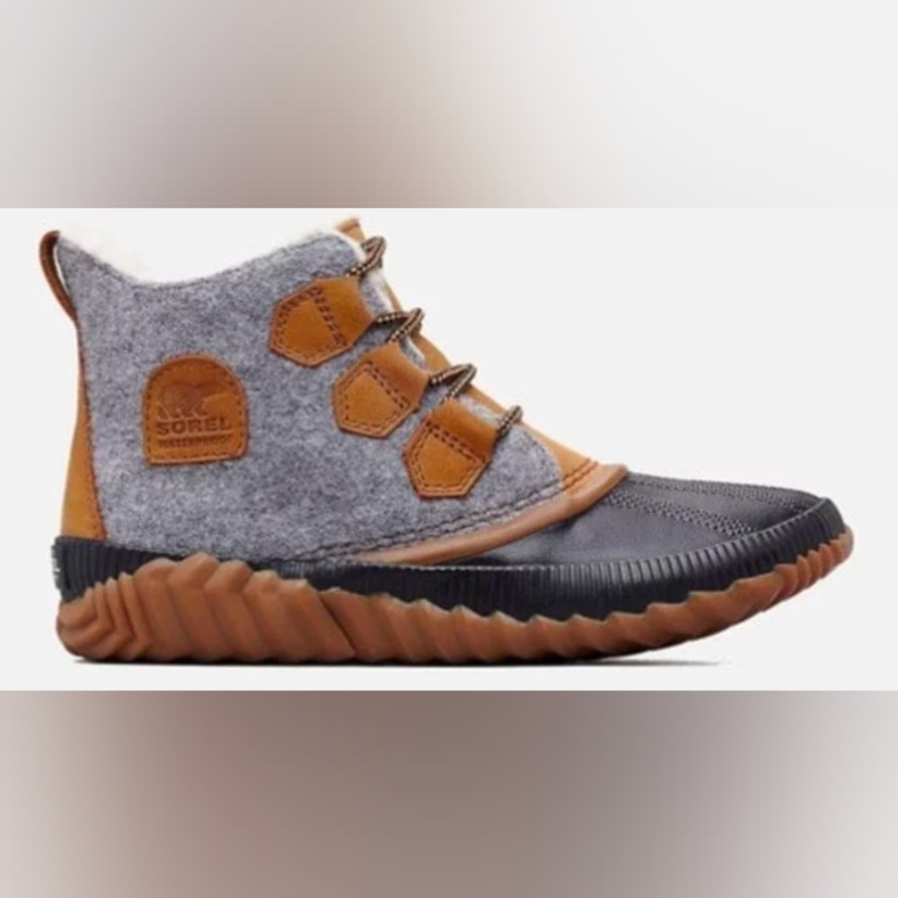 Sorel Out N About Plus Felt Waterproof Boots Size 8 Used Exc MSRP $120 - Picture 2 of 7